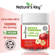[Promote] Nature’s Key Gummies Cuka Epal Vegan Gummies ACV dengan Asid Folik Vitamin B6 B12 Delima B