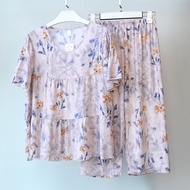 pyjamas pyjamas women Cotton Silk Pajama Set - Women's Summer Casual Shorts