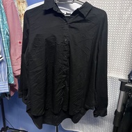 urban vintage blouse buggy hitam