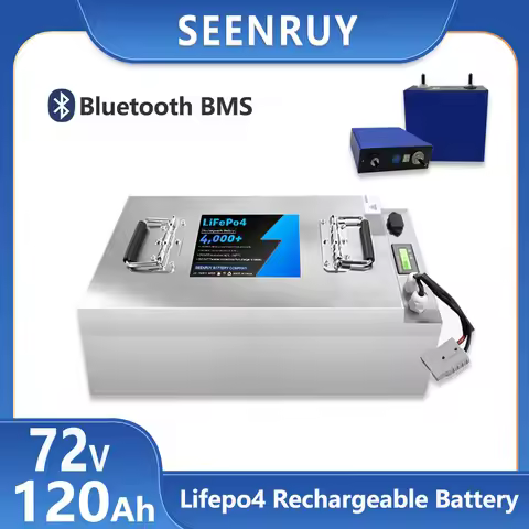 72v 120AH Lifepo4 Built in 340A BMS Lithium Phosphate Battery Pack Perfect For 23KW Motor Golf Cart 