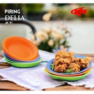 DELIA PLASTIC ROUND DINNER PLATE KH 9 INCH