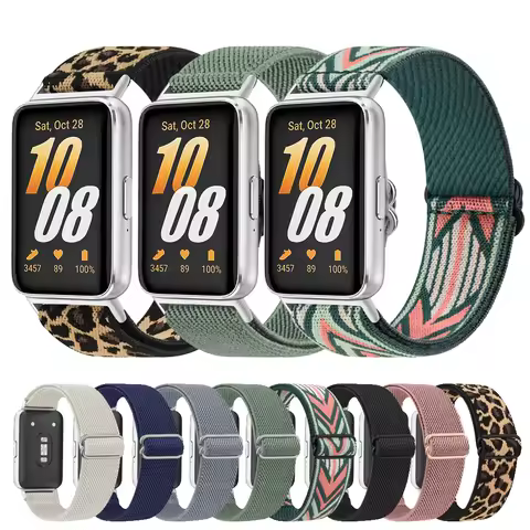 Elastic Nylon Band For Samsung Galaxy Fit 3 Strap Sport Watch band For Samsung Galaxy Fit 3 Bracelet