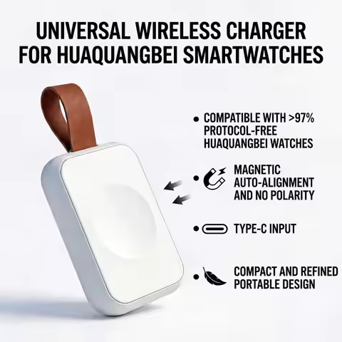 5V USB C Smartwatch Wireless Charging Replacement Magnetic Smartwatch Charger Smartwatch Charging Ca