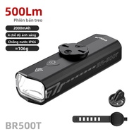 TOWILD BR800 Xe Đạp Với Đuôi USB Đèn LED Sạc MTB Đèn Trước Đèn Pha Đèn Pin Nhôm Xe Đạp