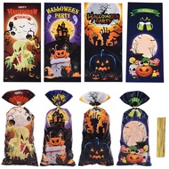 50pcs Halloween Flat Pocket Packaging Bag Snack Candy Gift F251, F251