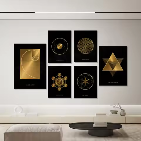 nasturtium, equilateral triangle, seed of life, golden Metatron cube, golden flower of life, sacred 