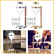 [Lovoski1] Japanese Cold Sake Decanter with Cups Cold Sake Chilled Server for Party Bar