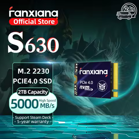 Fanxiang S700 M.2 2230 SSD 5000MB/s 500GB 1TB Hard Disk PCIe4.0x4 NVMe Internal Solid State Drive Fo
