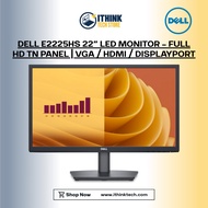 DELL E2225HS 22” LED MONITOR – FULL HD TN PANEL | VGA / HDMI / DISPLAYPORT | 1920×1080 @ 60HZ
