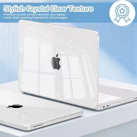 For 2026 MacBook AIR 13 13.6 Case Macbook Air 15 Neo 13 Sparkly Clear Glitter Hard Case Mackbook Pro