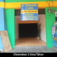 Disewakan 2 Kios Depan Belakang