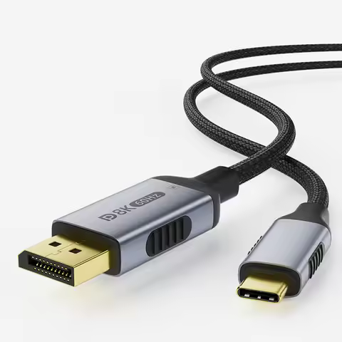 Type C to DisplayPort 1.4 Cable 8K@60Hz 4K@144Hz Bi-directional DP to USB-C Adapter for Thunderbolt 