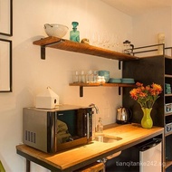 Wall Shelf Single-Slot Partition Wall Bookshelf Solid Wood Shelf Living Room Decorative Shelf Wall-M