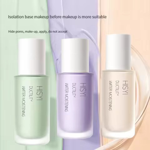 Three-color primer, primer primer, moisturizing, concealer, facial primer, brightening, correcting s