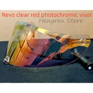 Red Photochromic Visor for HJC RPHA 11 RPHA 70 HJ-26 ST HJ 26 ST Helmet Lens Shield Glass Cascos Par