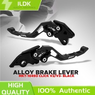 CLICK V2 / CLICK V3 COMBI CNC ALLOY BRAKE LEVER SET FOR HONDA CLICK V2 AND CLICK V3 2PCS