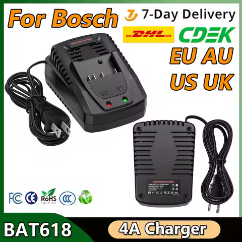 Rechargeable Battery Charger For Bosch BAT618 Charger with Bosch BAT609 BAT609G BAT618 BAT618G BAT61