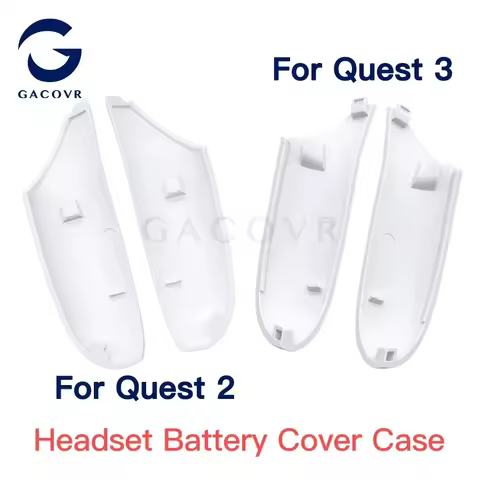 Original For Meta Oculus Quest 2 Quest 3 VR Headset Controller Battery Housing Cover Case Shell Acce