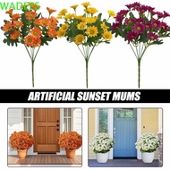 WADEES 5  Artificial Daisy Bouquet, High Fidelity Gradient Bendable Stems Artificial Chrysanthemums,