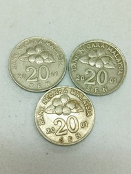 20 sen Old Coins Collection 2001