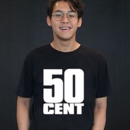 KATUN 50 Cent Rap Hip Hop Rapper Black T-SHIRT Casual Unisex T-SHIRT Cotton Material