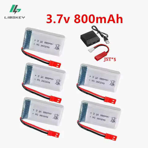 902540 3.7V 800mAh Lipo Battery And Charger For MJX R/C X400 X500 X800 HJ819 X25 Battery RC Quadcopt