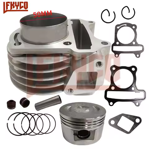 Motorcycle Accessories 50mm Engine 4 Stroke Cylinder Kit Motor for GY6 80CC Upgrade To 100CC 139QMB 