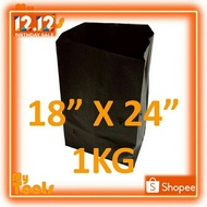 1 kg 18"  X 24" HDPE Polibag UV Poly Bag Nursery Plantation Bag ( Made In Malaysia )
