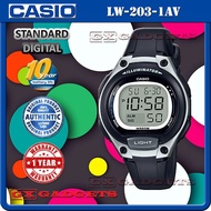 CASIO LW-203-1AV STANDARD DIGITAL WATCH DUAL TIME 10 YEAR BATTERY WR50M LW-203