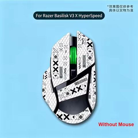 1 Set Full Cover Mouse Anti Slip Sticker For Razer Basilisk V3 X HyperSpeed Non-Slip Anti Sweat Tape