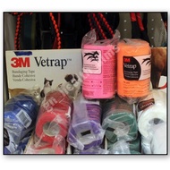 （全新正版現貨）3M Vetrap Bandaging Tape 4Inch x 5 Yards 寵物自黏彈性繃帶 紗布 