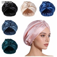 IESPOIR Silk Satin Hair Bonnet, Adjustable Satin Fabric Mulberry Silk Wrap, Premium Smooth Breathabl