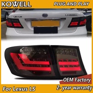 Car Styling for Lexus LS460 Tail Light 2006-2009 LS400 Taillight LS430 LS500 LS600 Rear DRL Fog Brak