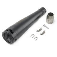 motorcycle exhaust Muffler m4 stainless steel black mesh 51mm silencer for KLX140 KLX250SF KLX450R K