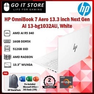 HP OMNIBOOK 7 AERO 13-BG1032AU/13-BG1033AU (AMD AI R5 340, AMD RADEON, 16GB DDR5X, 512GB SSD, 13.3''