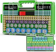 Battery Organizer Storage Holder Box Case with Tester, Ultra-Large 275+ Batteries Double-Sided Varie