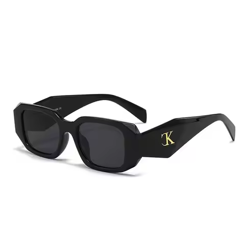 Fashion Square CarrKen Sunglasses Woman Brand Designer Personality Irregular Vintage Sun Glasses Fem