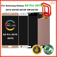 Original AMOLED Display Screen for SAMSUNG Galaxy A910 A9 Pro 2016 A9100 A910F LCD Display