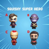 Squishy Super Hero Mini Slow Rising Toy Collection