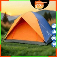 EcoSport SY1009 Double Layer Camping Tent 4 Person Outdoor Tent 2 Door Tent