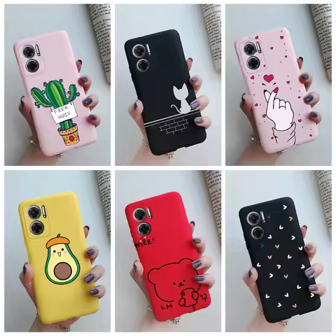 For Xiaomi Redmi Note 11E Case Cute Cactus Avocado Painted Phone Cover For Xiaomi Redmi 10 11 Prime 