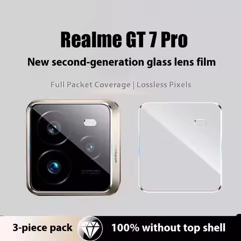 1-3 Pieces Camera Lens Cover Case For Realme GT7 Pro Back Tempered Glass Camera Protector REALME GT7