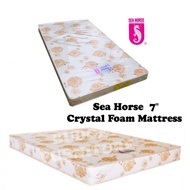 Ready Stock Seahorse 7 inches Crystal Foam Mattress (Hard) Single Super Single Queen