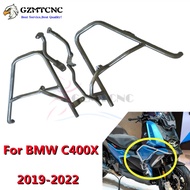 For BMW C400X C400 X 2019 2020 2021 2022 Motorcycle Steel Crash Bar Hignway Engine Guard Bumper Fron