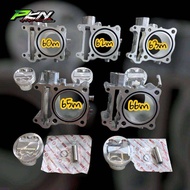 PCX160 เสื้อสูบLEAD พร้อมลูกสูบCNC ขนาด60/62/63/65/66m เสื้อสูบพร้อมลูกLEAD GIORNO PCX160 ส่งของเร็ว