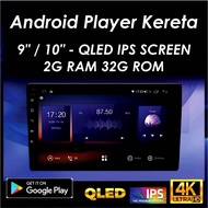 ANDROID PLAYER KERETA ( 2G RAM 32G ROM ) 9 INCH & 10.1 INCH Radio Kereta Android CAR PLAYER