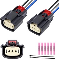 OXCANO 9U2Z14S411EA Ignition Coil Connector Compatible with Dodge Nitro,Ford E-350 Edge Explorer Tra