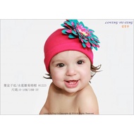 [Aiyuting] United States Authorized Jamie Rae Hats 1223 Baby Cotton Hat/Three-Dimensional Flower/Loo