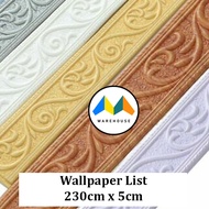 MW Wallpaper List Gold Wall Paper Wallpaper Wallorder Foam 3D