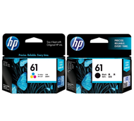 hp - HP CH561WA 黑色+CH562WA 彩色 (NO.61) 原廠墨盒套裝